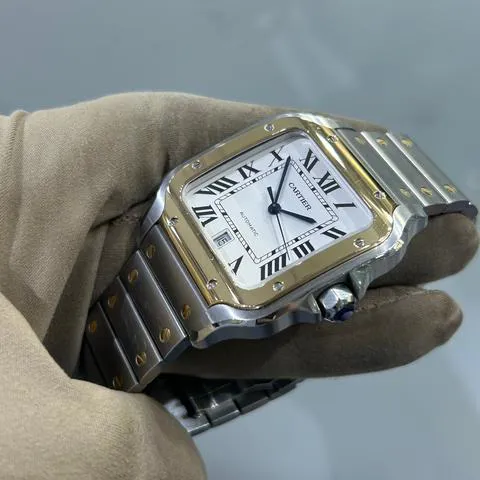 Cartier Santos W2SA0009 40mm Yellow gold and Stainless steel Silver 3