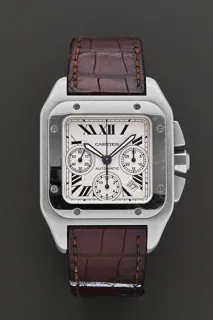 Cartier Santos XL 2740 Stainless steel White