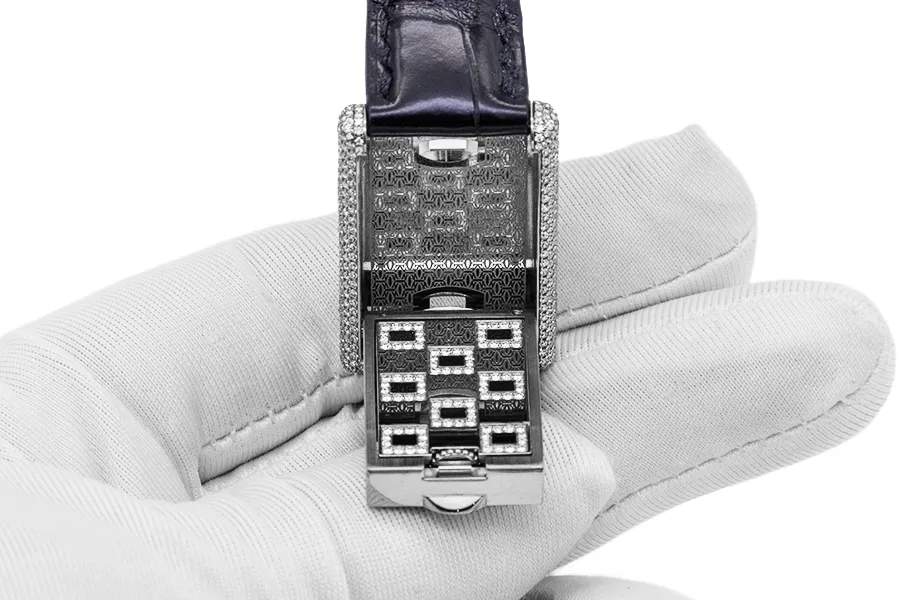 Cartier Tank Basculante 2526 22.5mm White gold Silvered 6