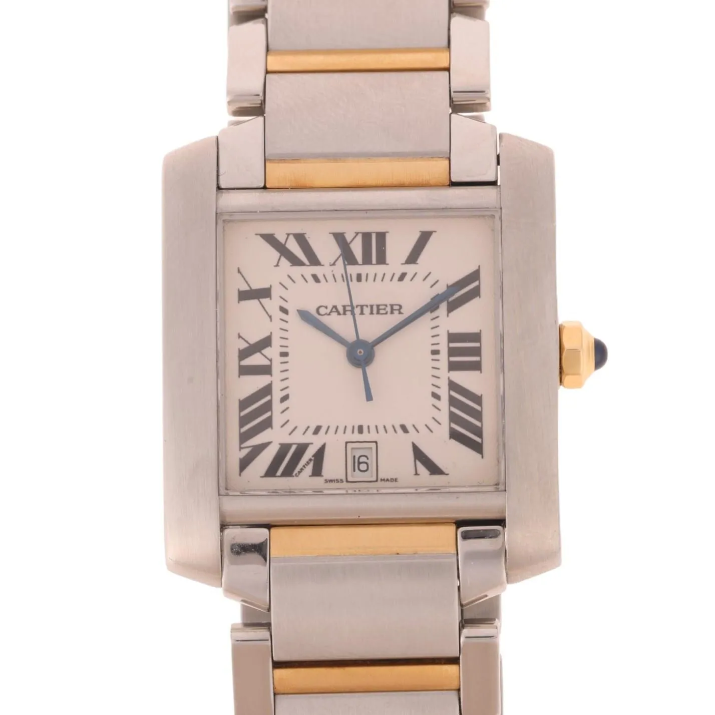 Cartier Tank Française 2302 28mm Bimetal Silvered