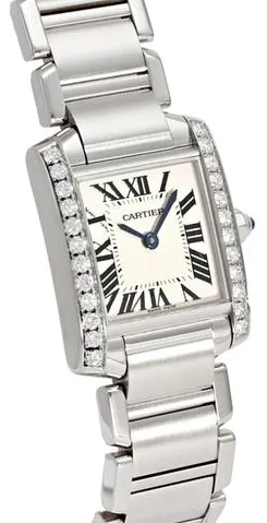 Cartier Tank Française W4TA0008 25mm Stainless steel Silver 1