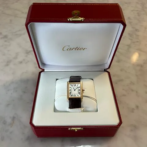 Cartier Tank Solo W5200025 35mm Yellow gold and Stainless steel Silver