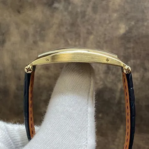 Cartier Tonneau 26mm Yellow gold Silver 4