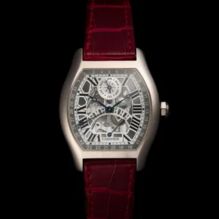 Cartier Tortue W1580048 18k white gold Skeletonized