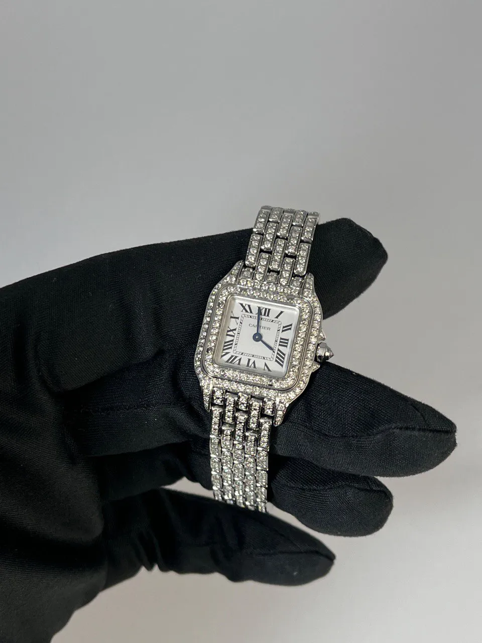 Cartier Panthère WSPN0006 23mm Stainless steel and Diamond Silver 2