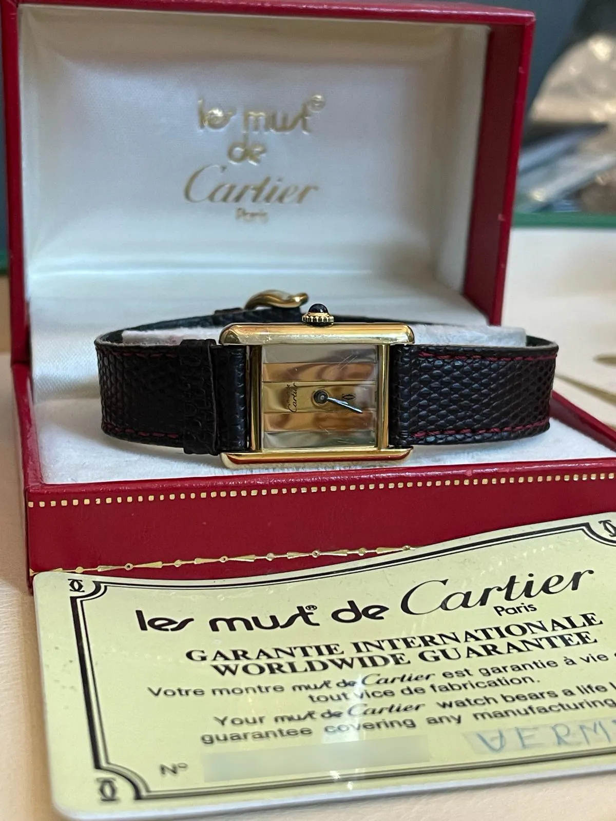 Cartier Must de Cartier 21mm Gold-plated silver Gold 7