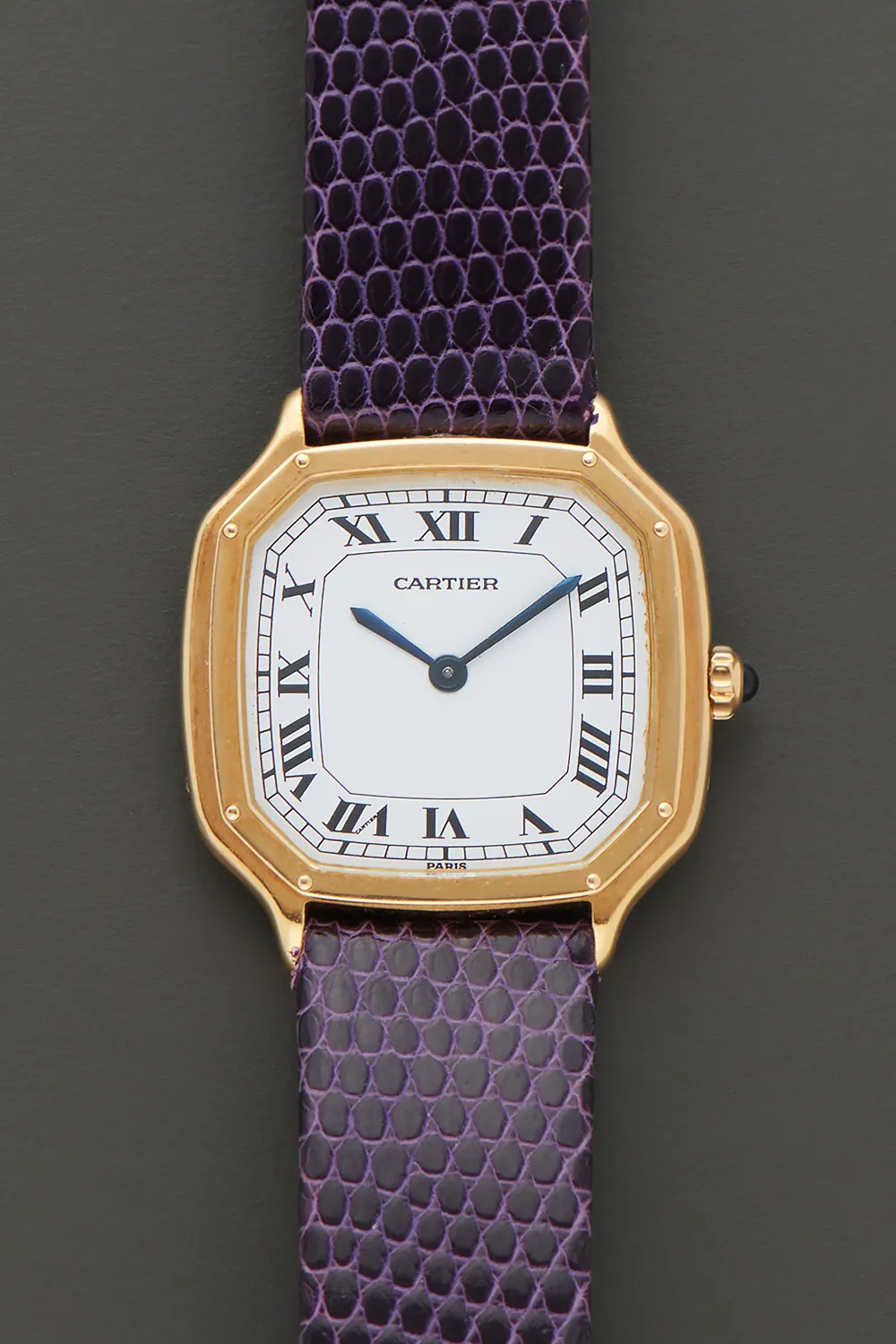 Cartier 24.5mm 18k yellow gold White