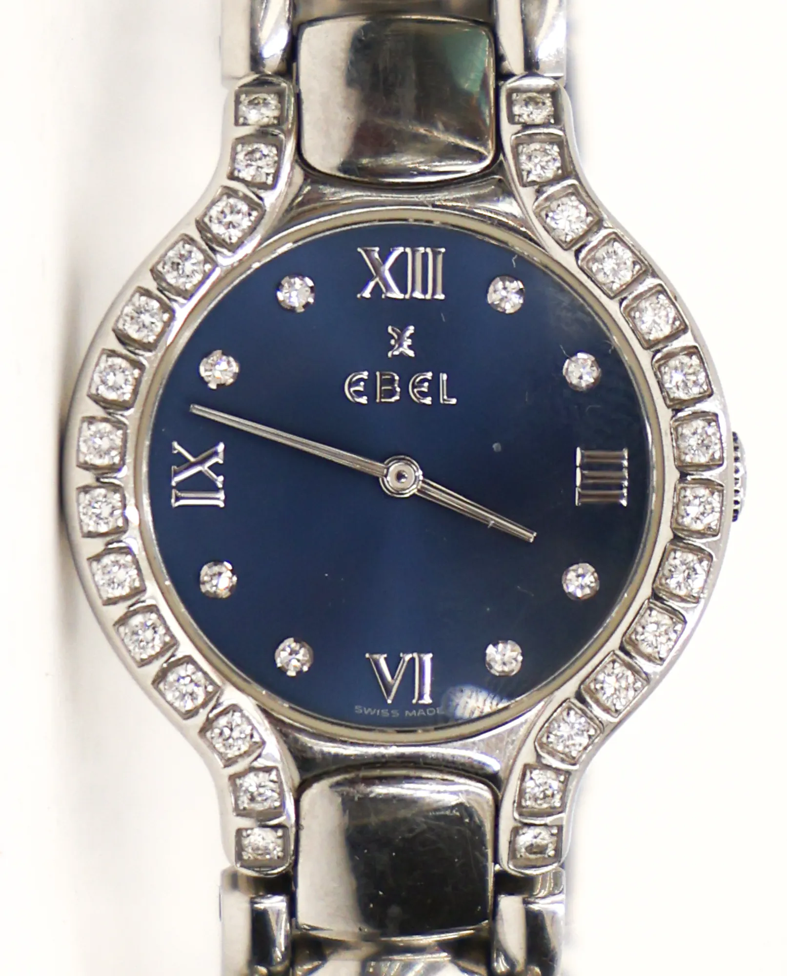 Ebel Beluga E9157428-20 27mm Stainless steel and Diamond Blue