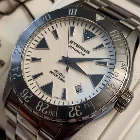 Eterna Kontiki 1290.41.59.1753 44mm Stainless steel White