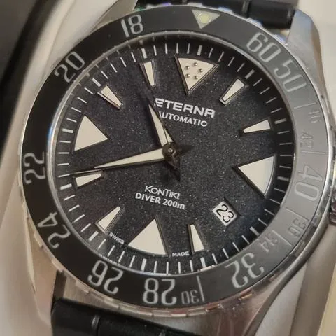 Eterna Kontiki 1290.41.49.1417 44mm Stainless steel Black