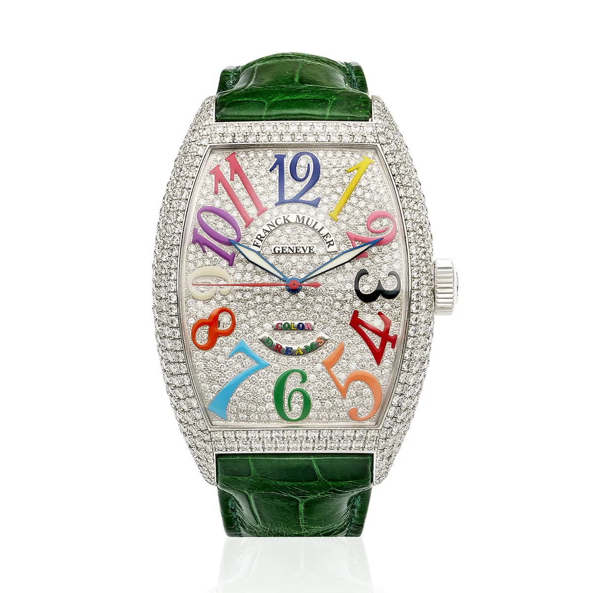 Franck Muller Color Dreams 8880SC 39mm 18ct white gold and diamond set