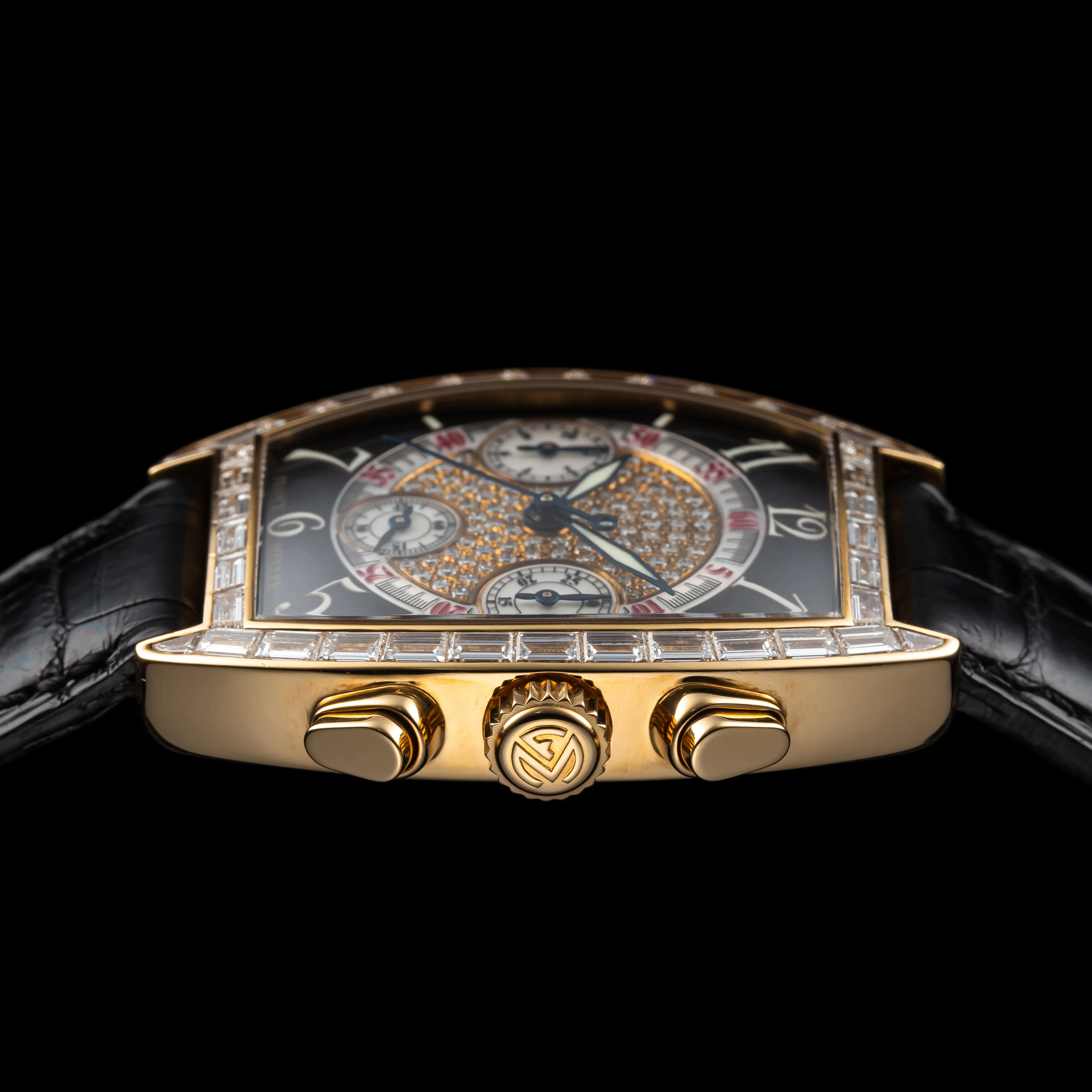 Franck Muller 7501CCBAG 29mm Diamond and 18k yellow gold 2