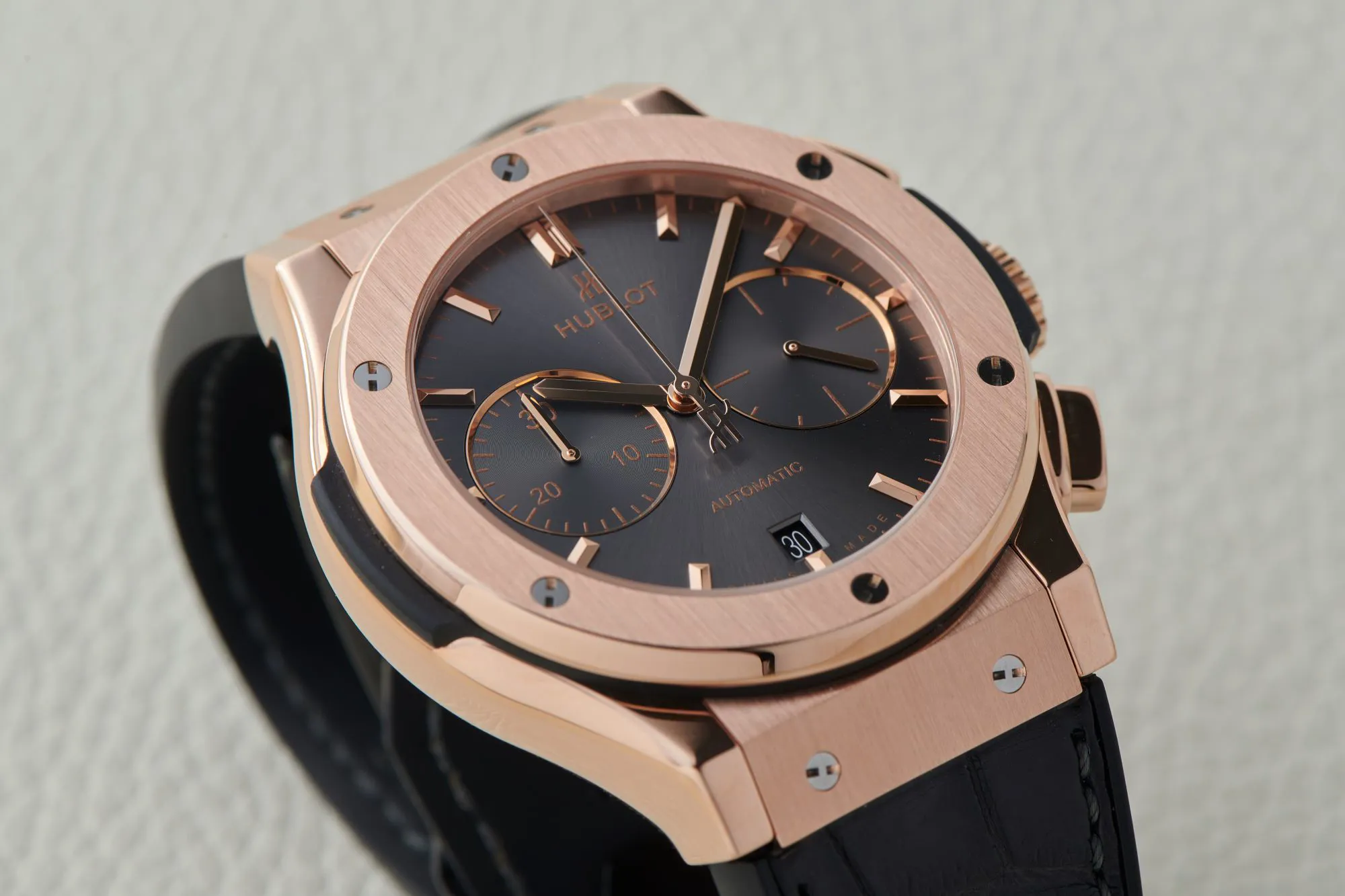 Hublot Classic Fusion 521.OX.7081.LR 45mm 18k rose gold Gray 8