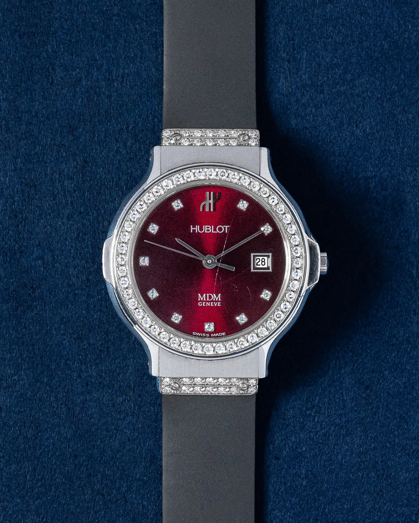 Hublot MDM 13911.5.054 28mm Stainless steel Red