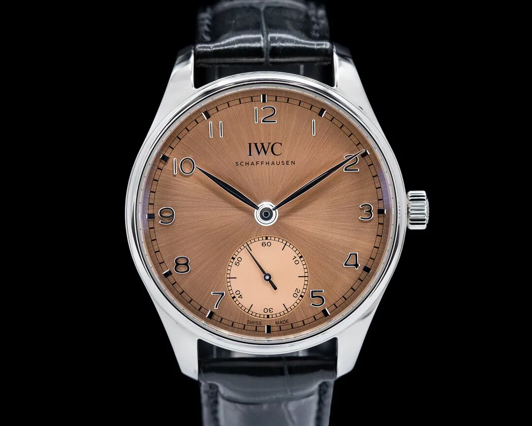 IWC Portugieser Automatic IWC358313 40mm Stainless steel Salmon