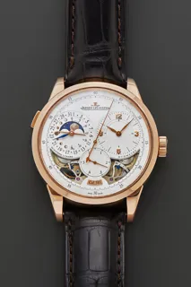 Jaeger-LeCoultre Duomètre à Quantième Lunaire 600.2.24.S 18k rose gold Silver