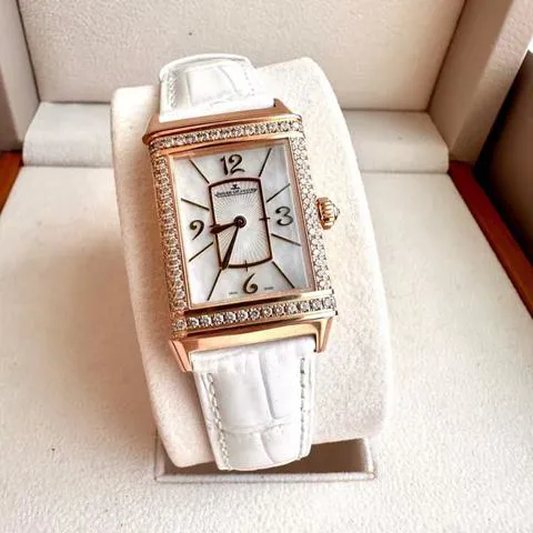 Jaeger-LeCoultre Reverso Q3212402 40mm Pink gold White