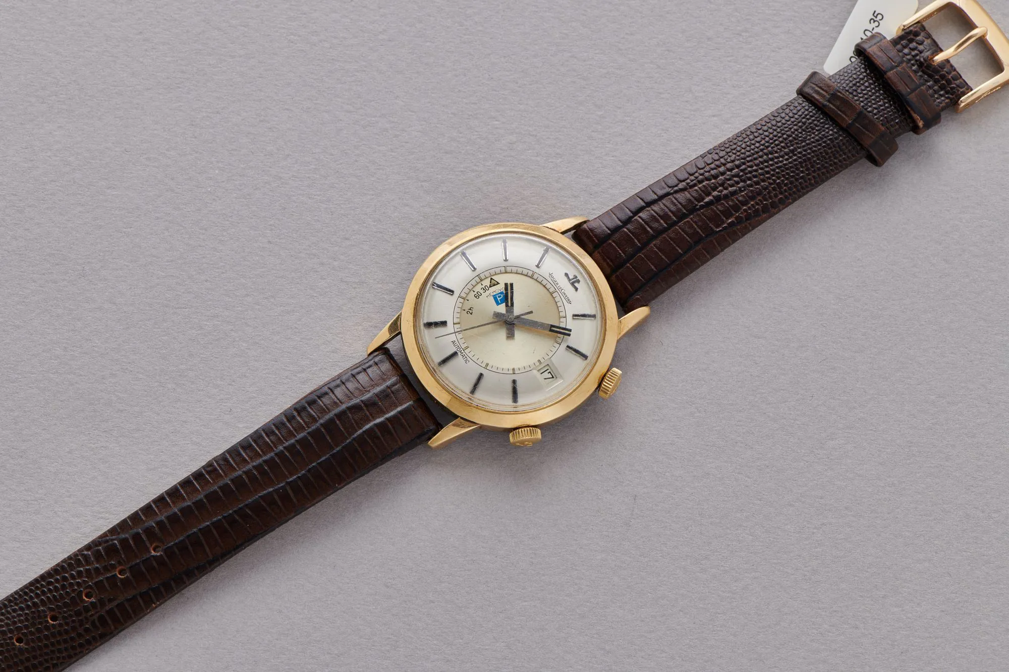 Jaeger-LeCoultre Memovox 37mm Stainless steel and Gilt Silver 1