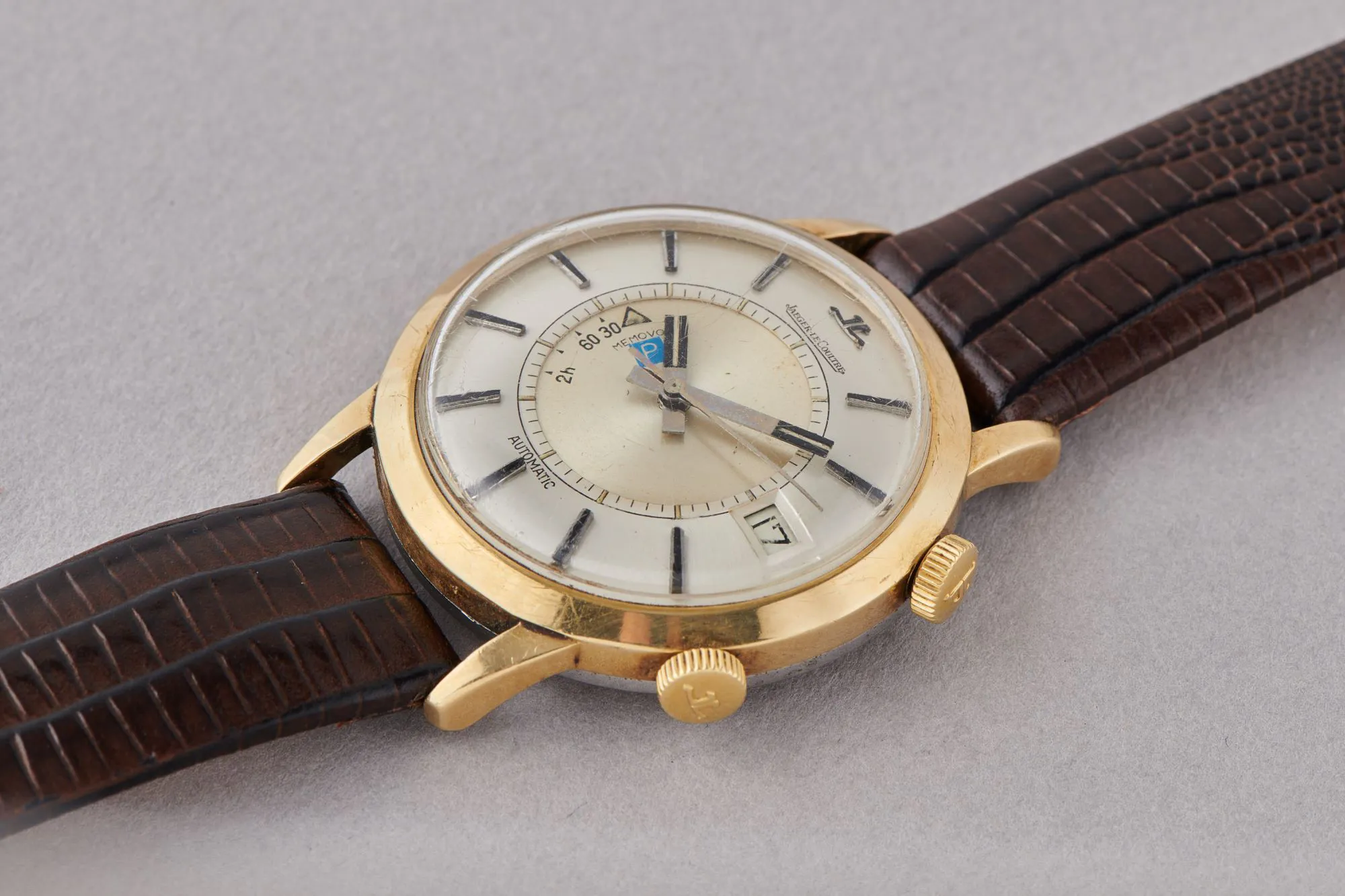 Jaeger-LeCoultre Memovox 37mm Stainless steel and Gilt Silver 6