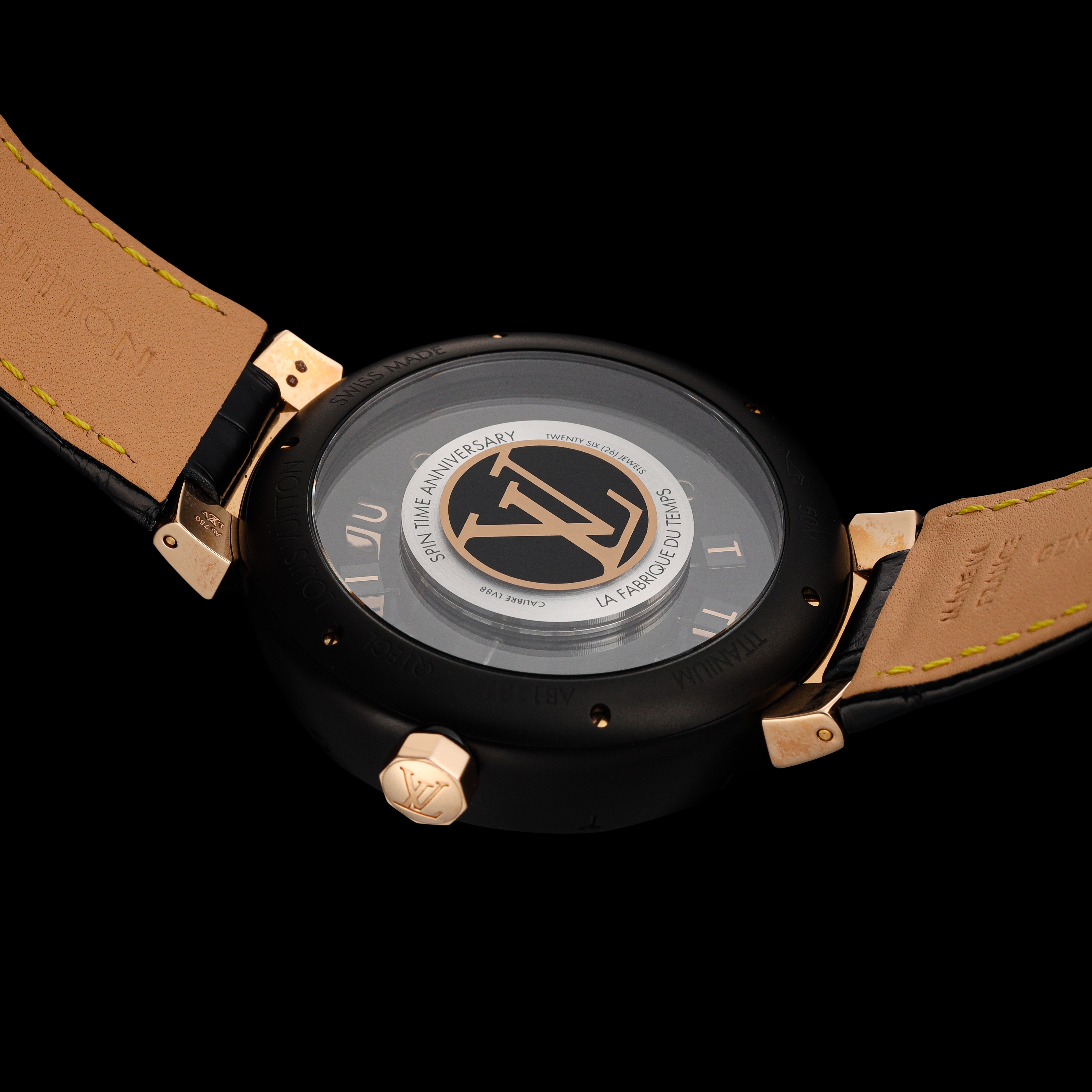 Louis Vuitton Tambour Q1EGLY Titanium Skeletonized 2022 Louis Vuitton Tambour Q1EGLY Titanium Skeletonized 2022