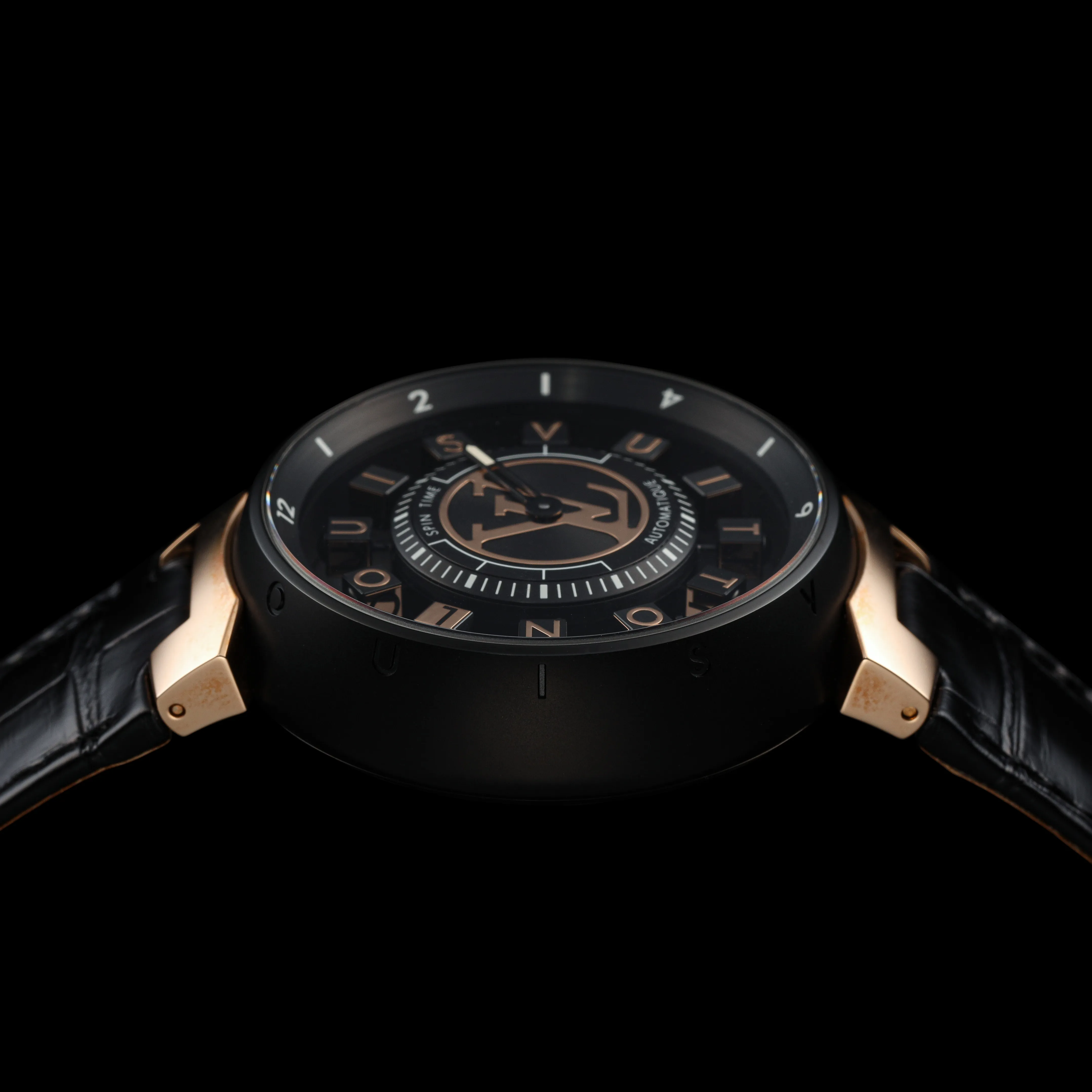 Louis Vuitton Tambour Q1EGLY 43mm Titanium Skeletonized 3