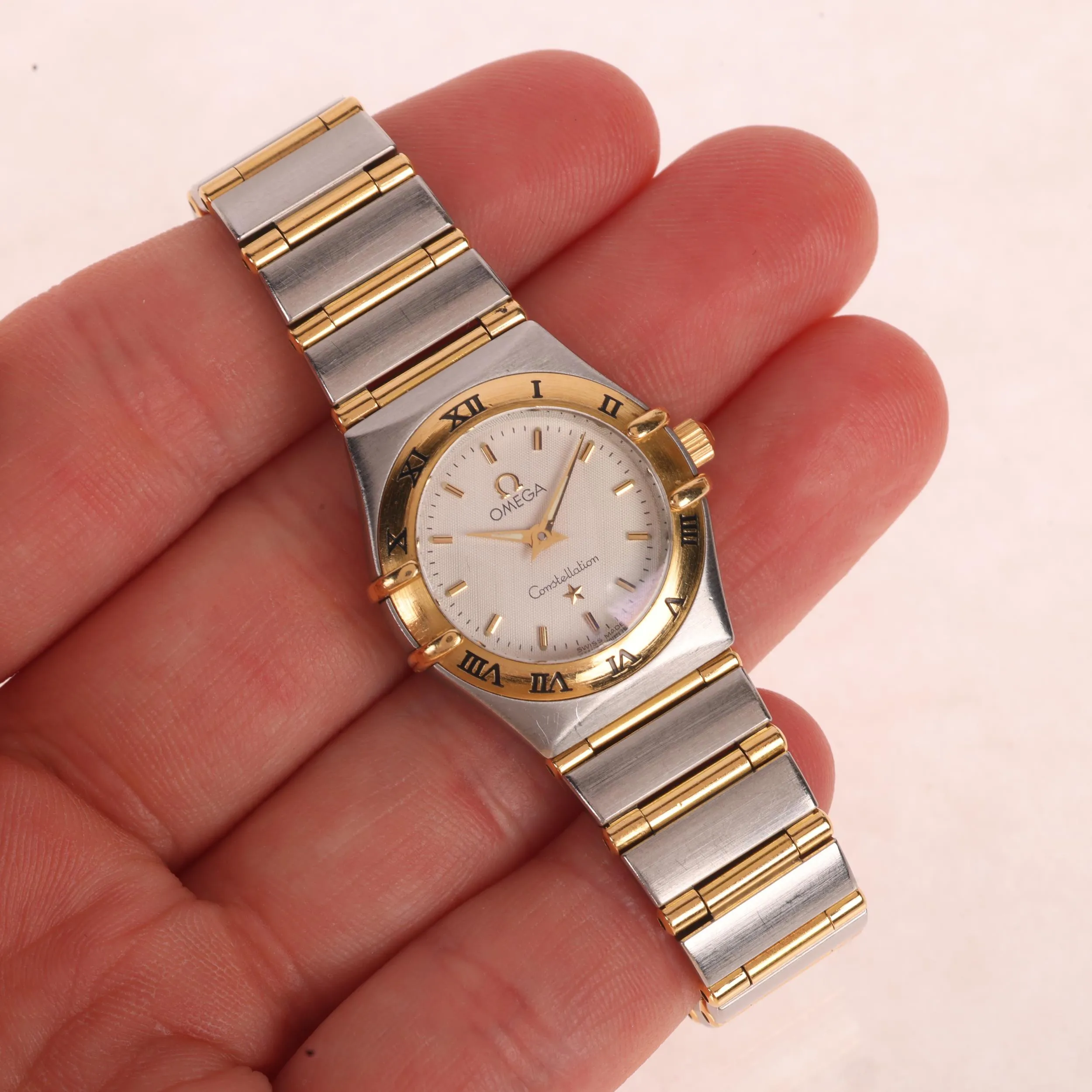 Omega Constellation 795.1203 23mm Stainless steel and gold Silvered 4