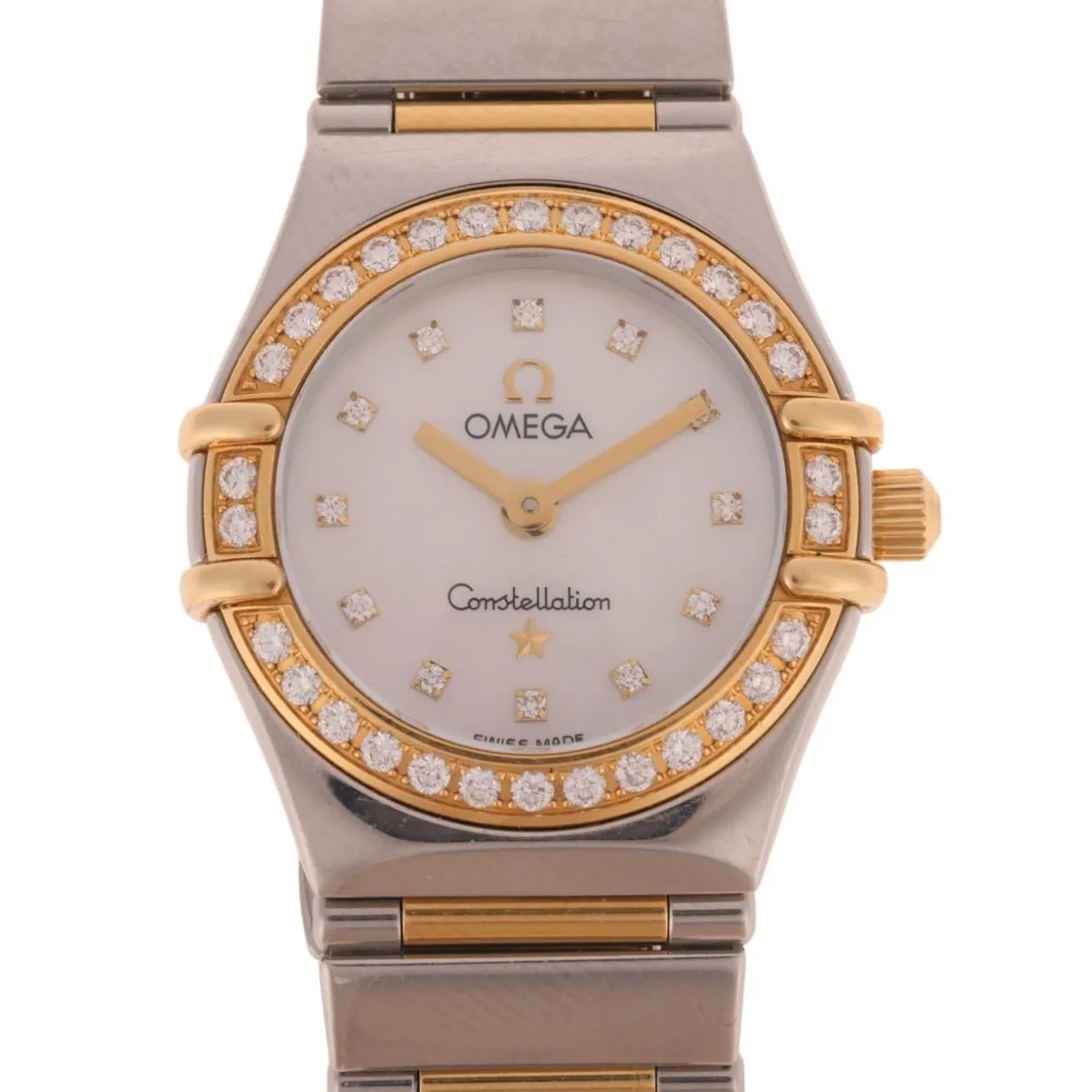 Omega Constellation 895.1243 23mm 18k Gold and Stainless steel and Diamond