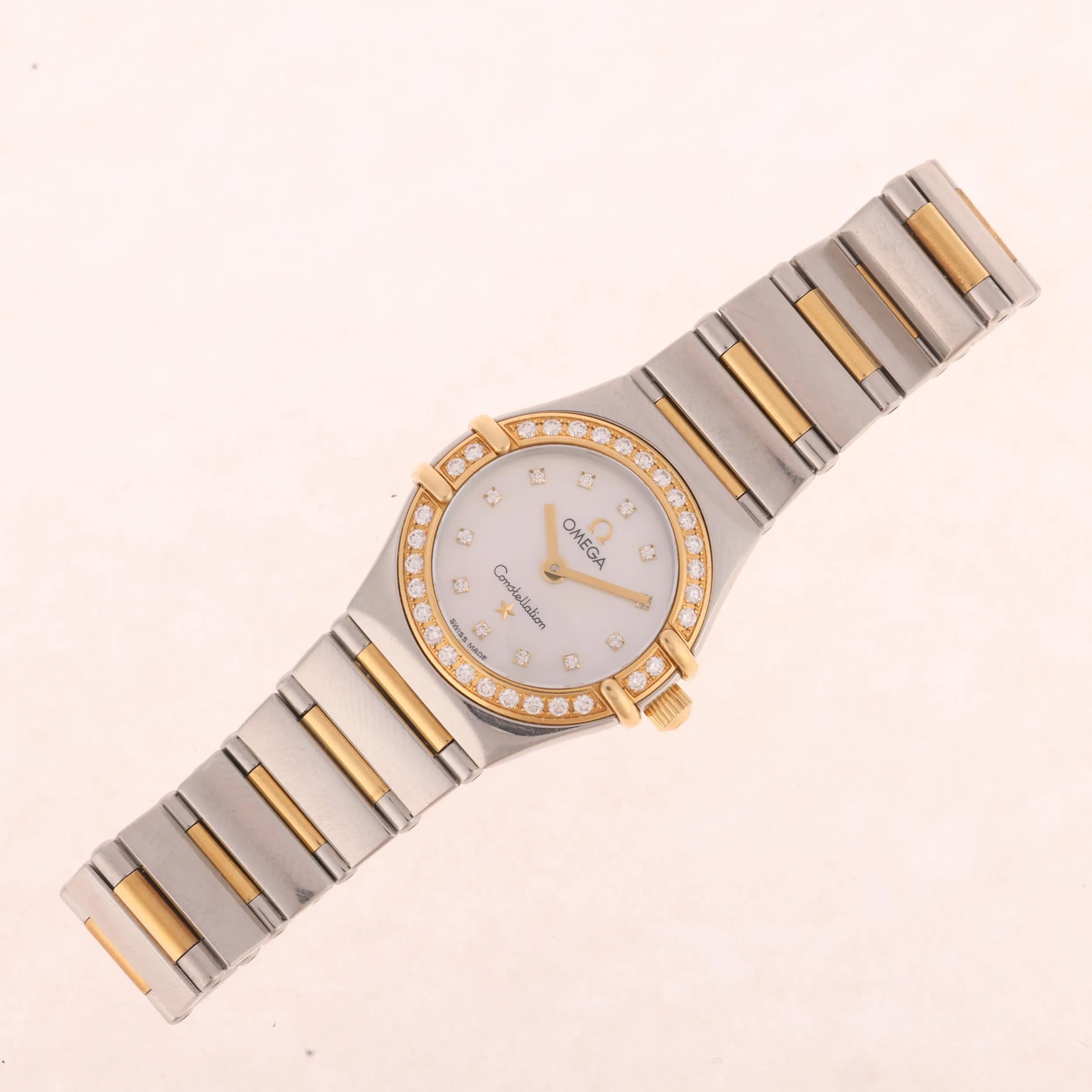 Omega Constellation 895.1243 23mm 18k Gold and Stainless steel and Diamond 1