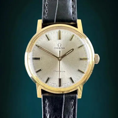 Omega Genève 135.070 34mm Yellow gold White