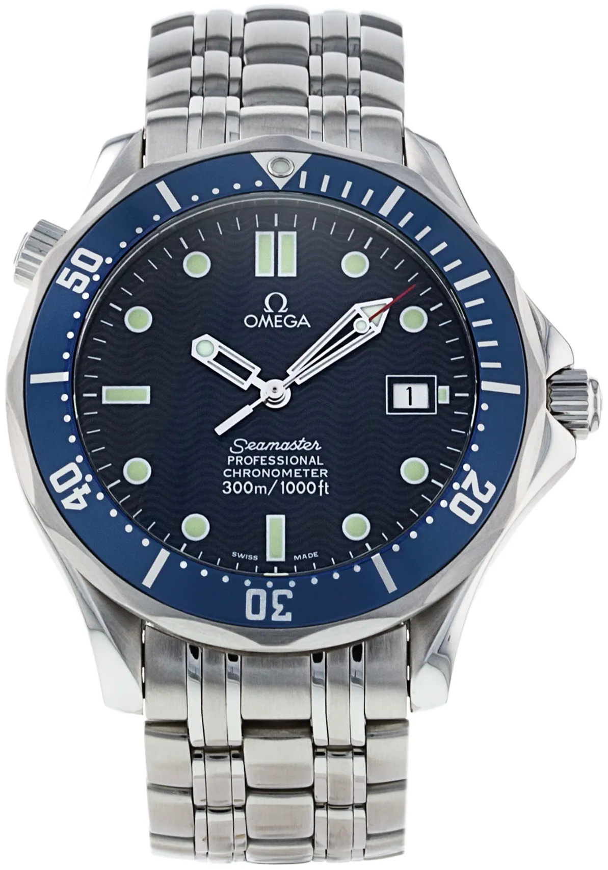 Omega Seamaster Diver 300M 25318000 41mm Stainless steel Blue