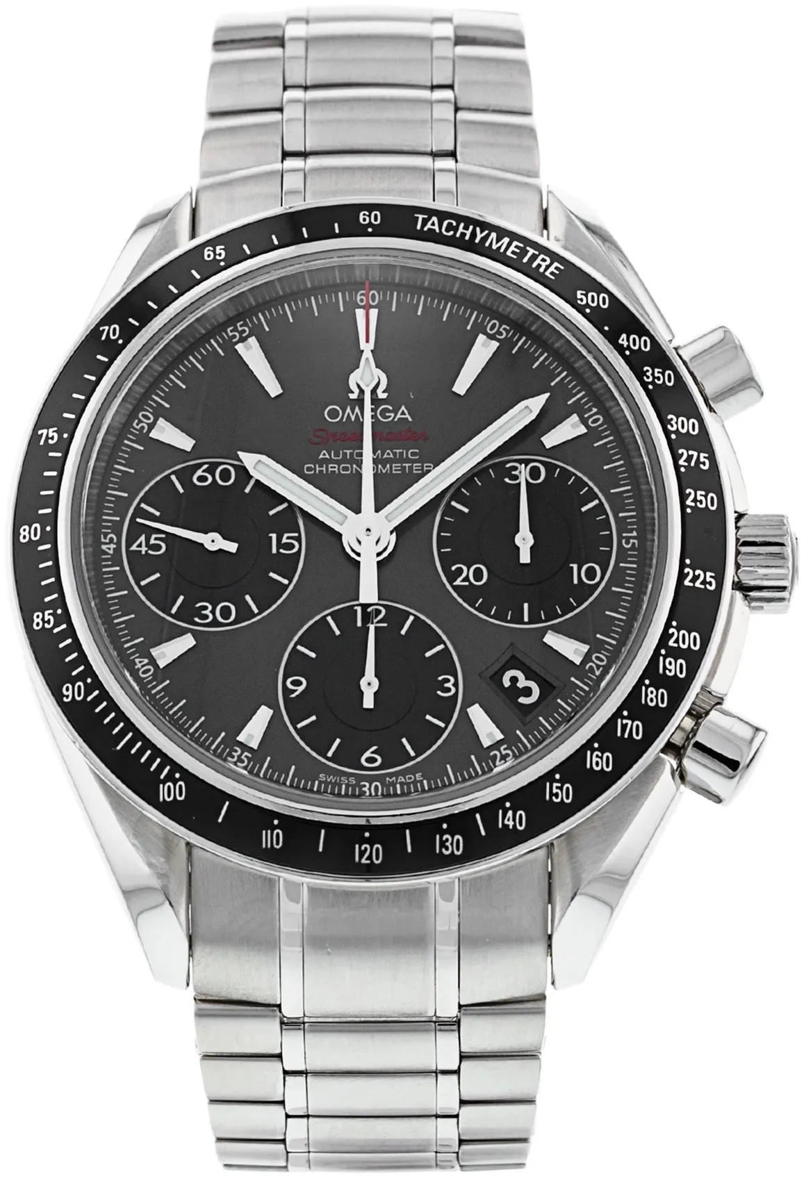 Omega Speedmaster Date 323.30.40.40.06.001 40mm Stainless steel Gray