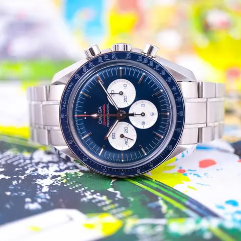 Omega Speedmaster Moonwatch 522.30.42.30.03.001 42mm Stainless steel Blue