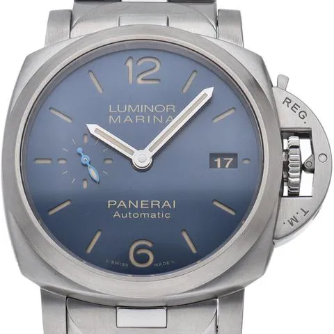 Panerai Luminor 1950 PAM 01028 42mm Stainless steel Blue