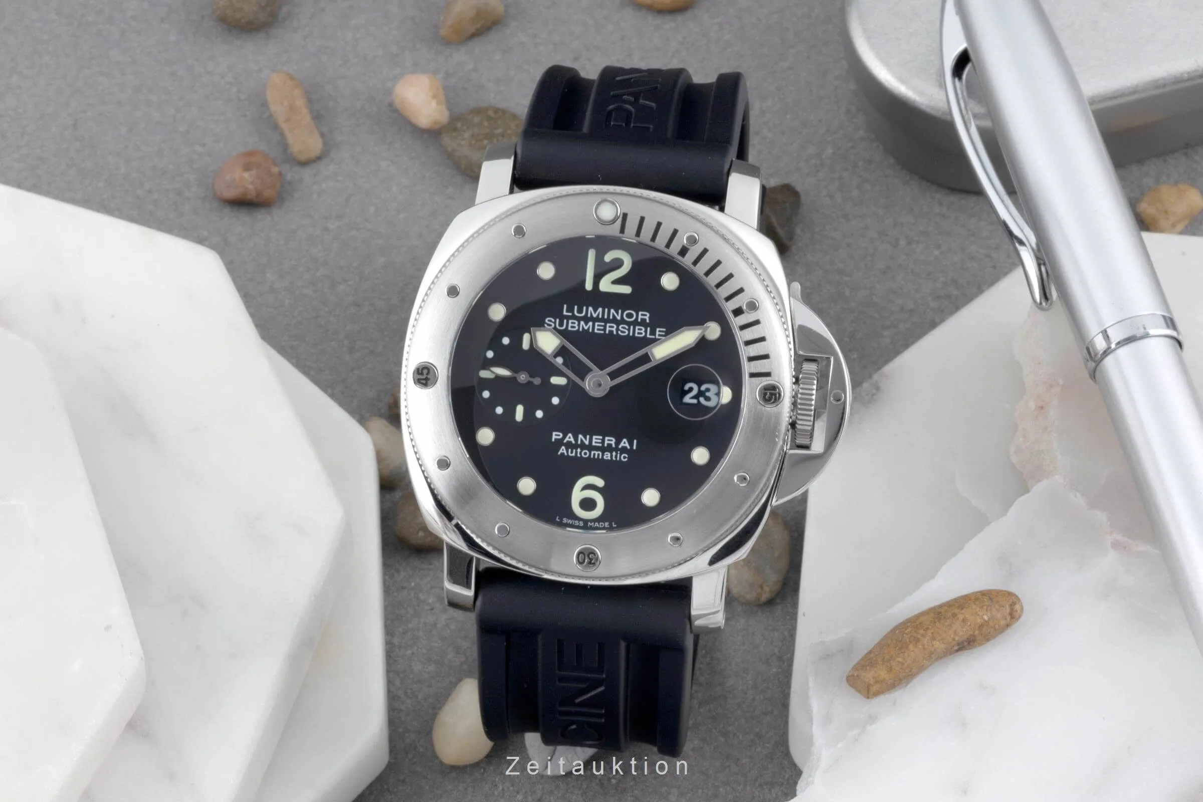 Panerai Submersible PAM 00024 44mm Stainless steel Black 2