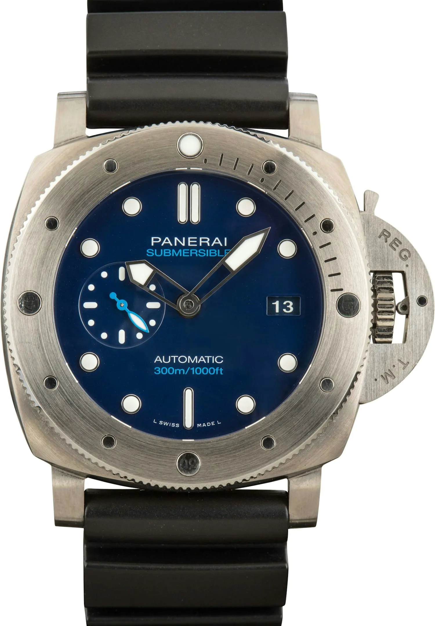 Panerai Submersible PAM 00692 47mm Titanium Blue 1