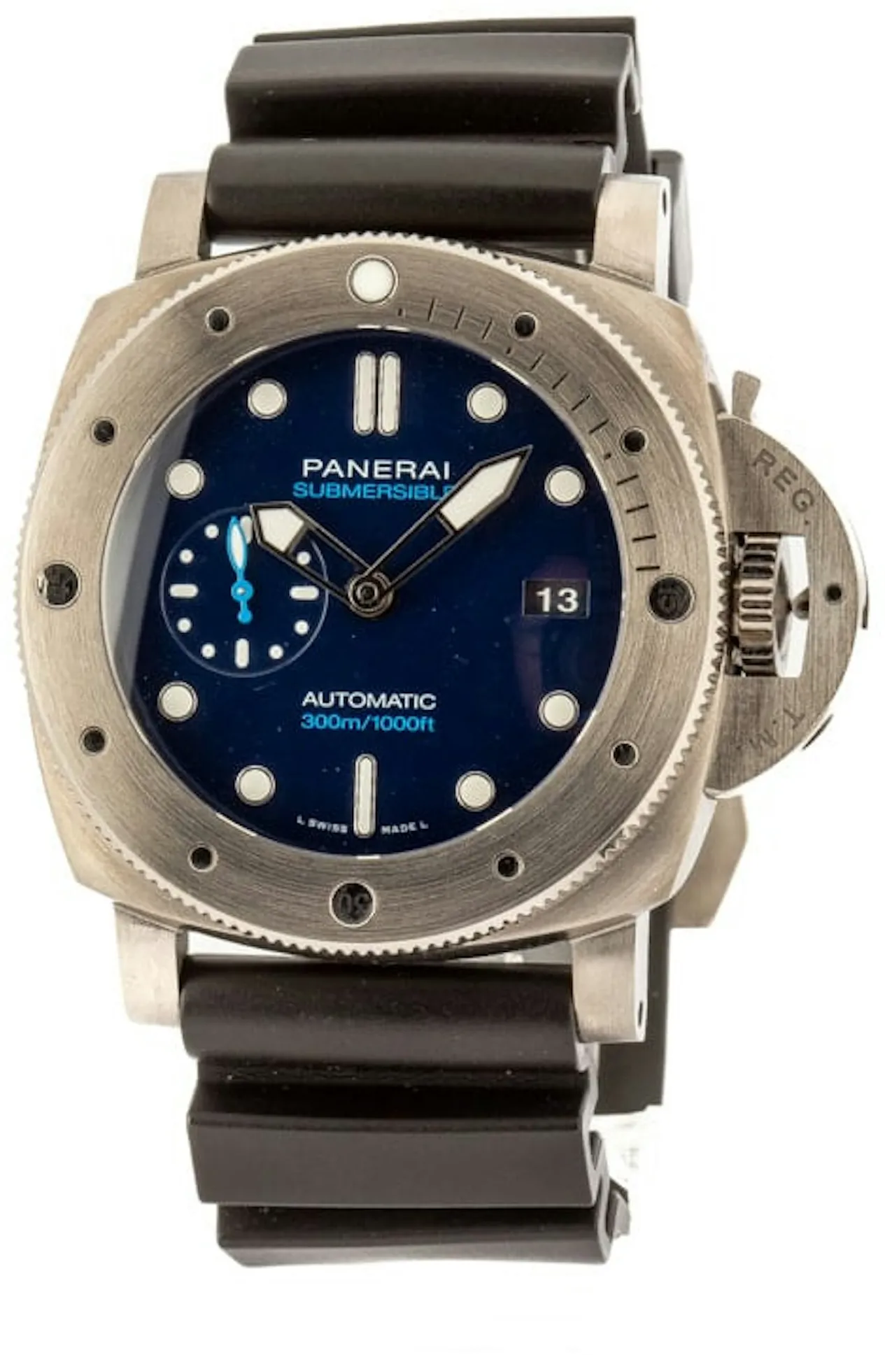 Panerai Submersible PAM 00692 47mm Titanium Blue 2