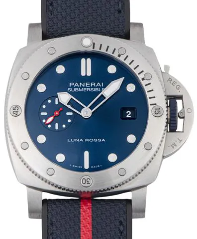 Panerai Submersible PAM 01391 44mm Stainless steel Blue