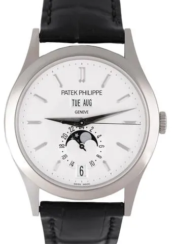 Patek Philippe Annual Calendar 5396G 38mm White gold Silver