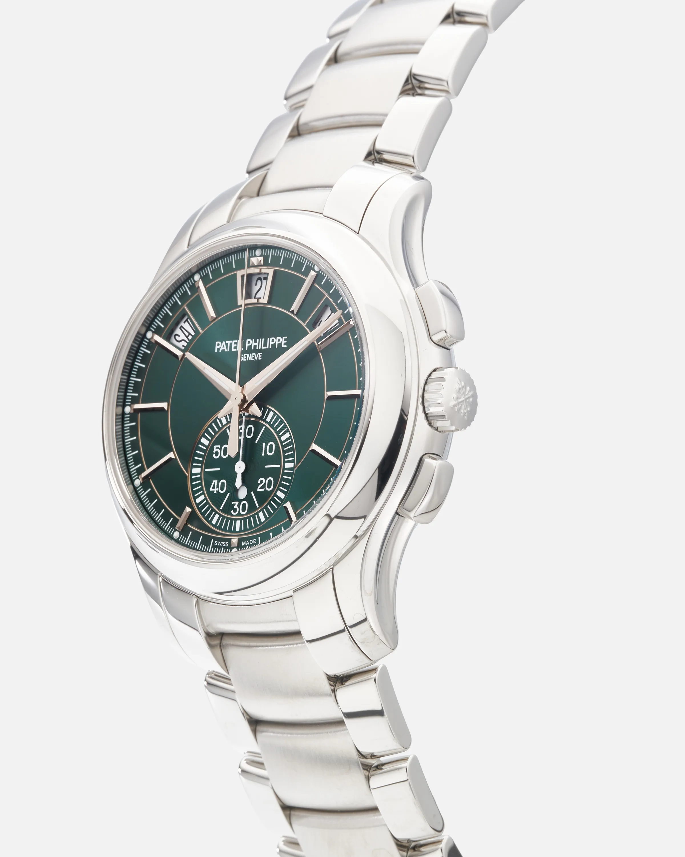 Patek Philippe Annual Calendar Chronograph 5905/1A-001 42mm Stainless steel Green 2