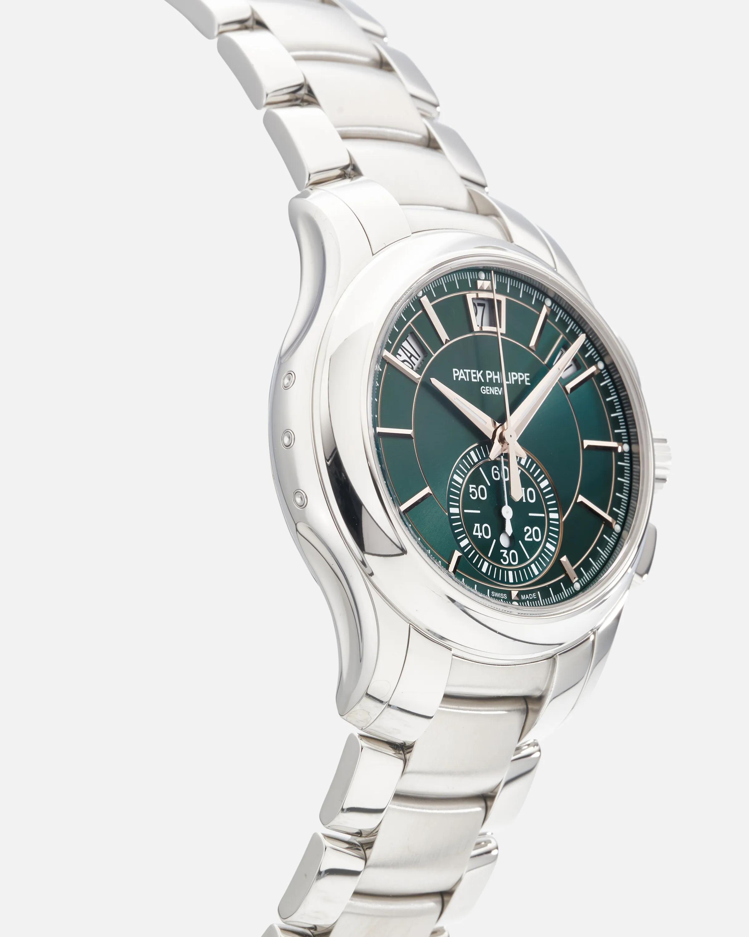 Patek Philippe Annual Calendar Chronograph 5905/1A-001 42mm Stainless steel Green 3