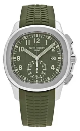 Patek Philippe Aquanaut 5968G-010 42mm White gold Green