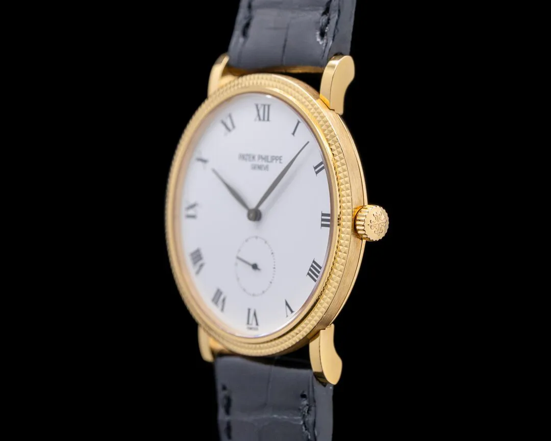 Patek Philippe Calatrava 3919J-001 33mm Yellow gold White 2