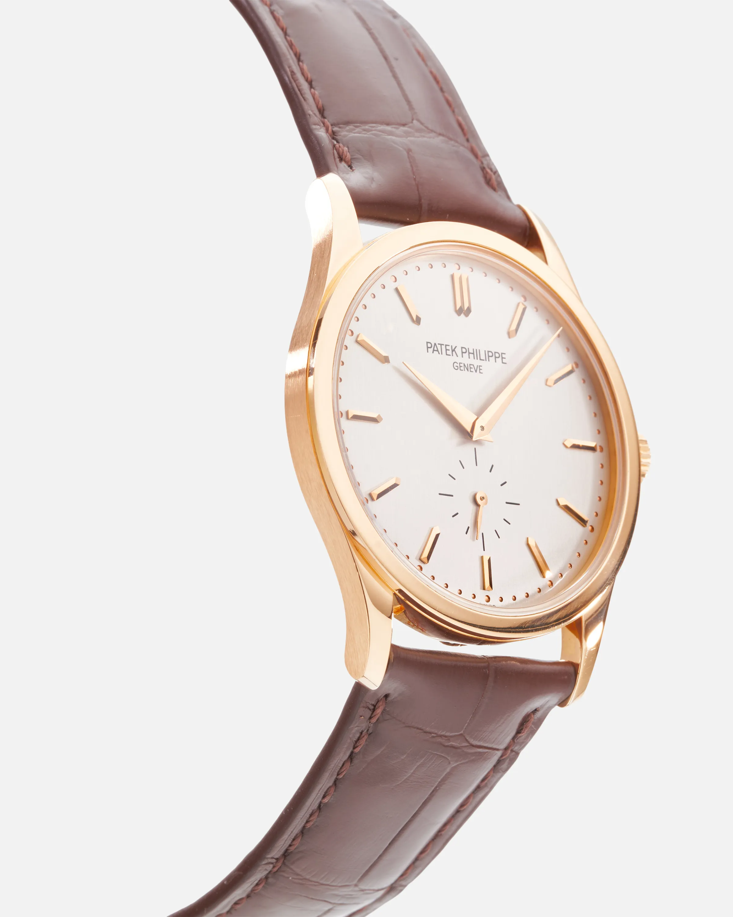 Patek Philippe Calatrava 5196R-001 37mm Rose gold Silver 3