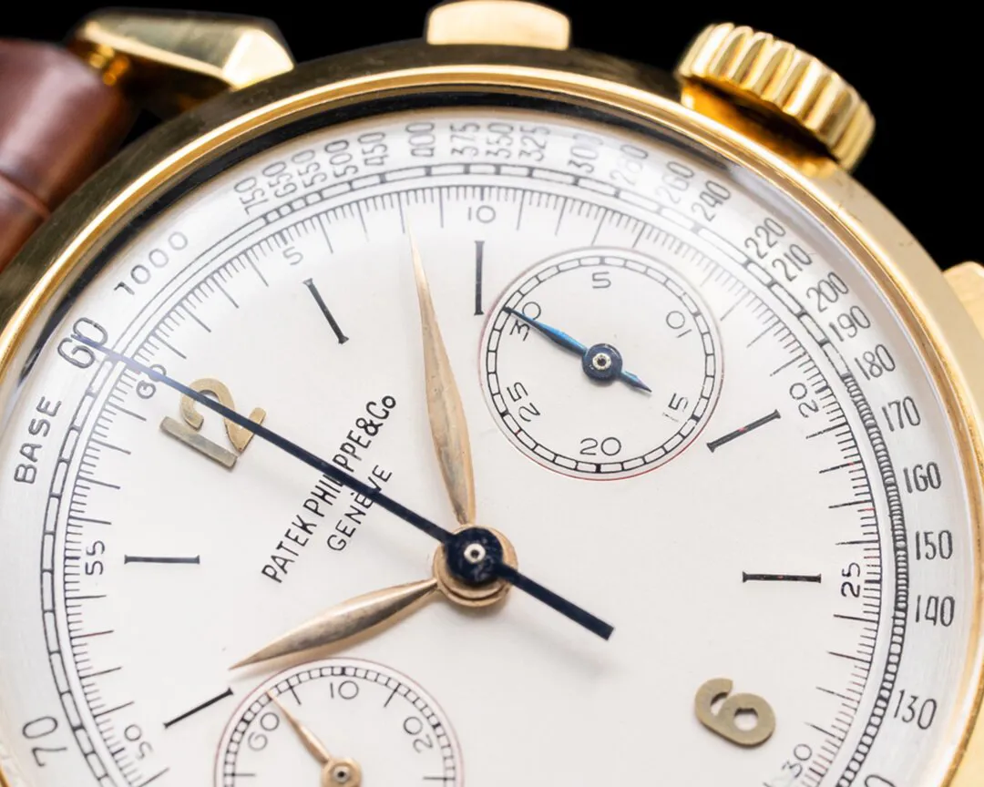 Patek Philippe Chronograph 1579 36mm Yellow gold Silver 7