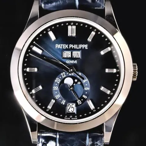 Patek Philippe Complications 5396G-017 38.5mm White gold Blue