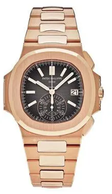 Patek Philippe Nautilus 5980/1R-001 40.5mm Rose gold Black