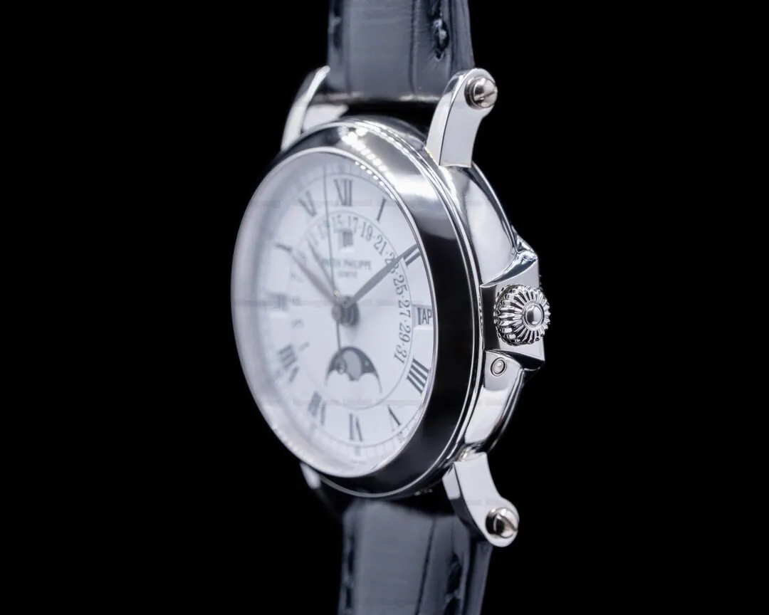 Patek Philippe Perpetual Calendar 5059P-001 36mm Platinum White 2