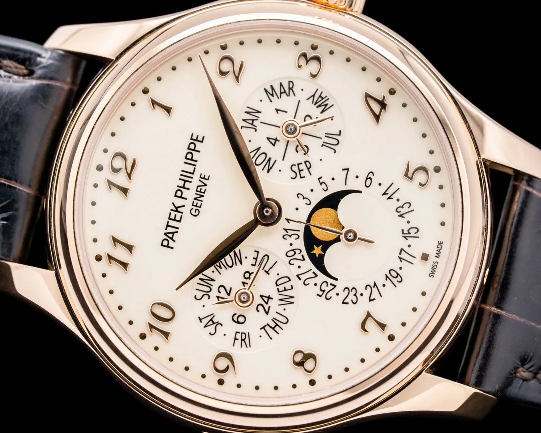 Patek Philippe Perpetual Calendar 5327R-001 39mm Rose gold Ivory 4