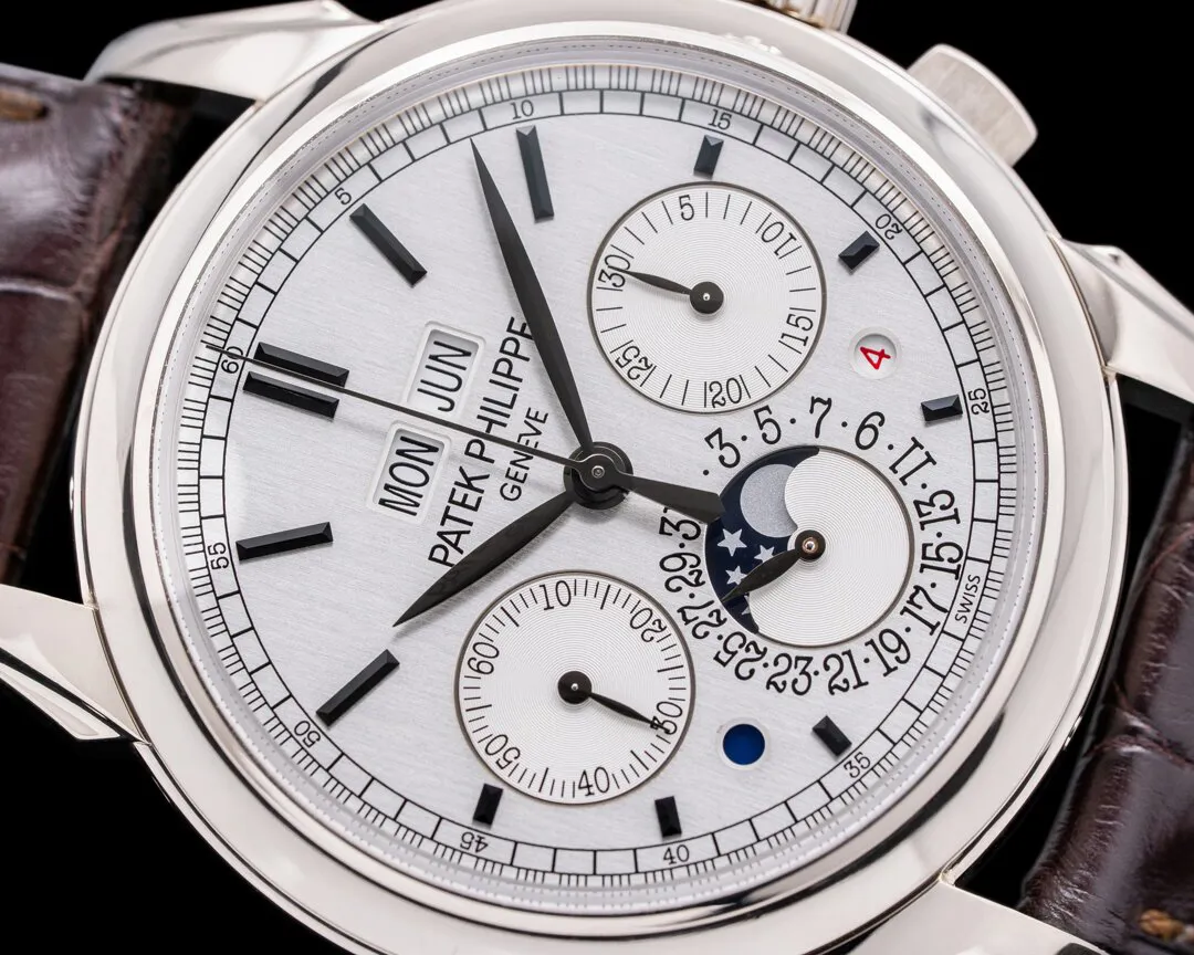 Patek Philippe Perpetual Calendar Chronograph 5270G-001 41mm White gold Silver 4