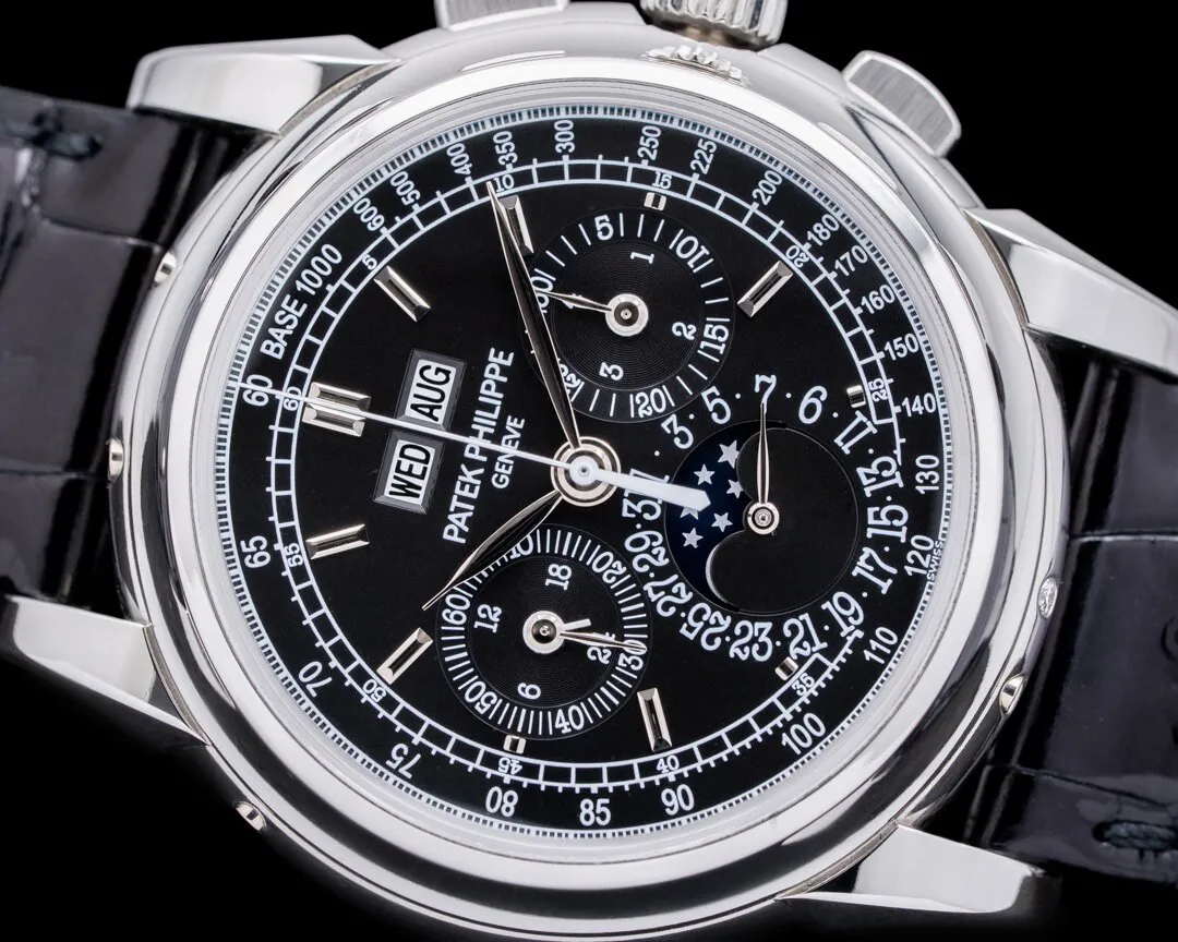 Patek Philippe Perpetual Calendar Chronograph 5970P-001 40mm Platinum Black 4